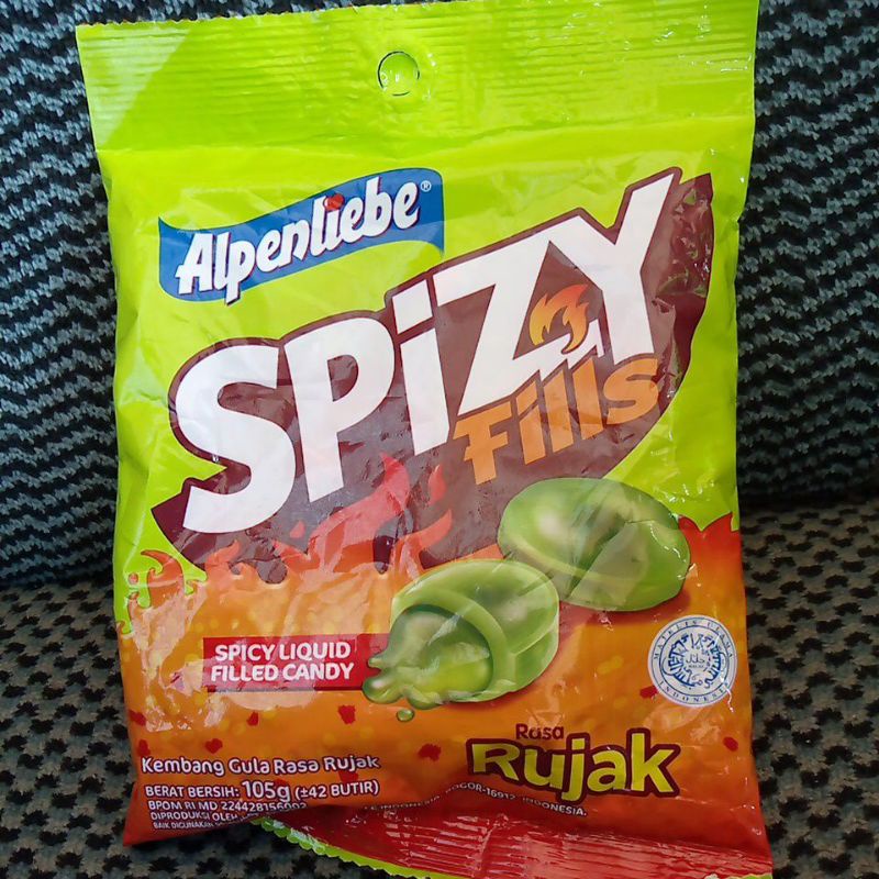 Jual PACK - PERMEN ALPENLIEBE SPIZY FILLS RASA RUJAK 105 GRAM ZACK ...