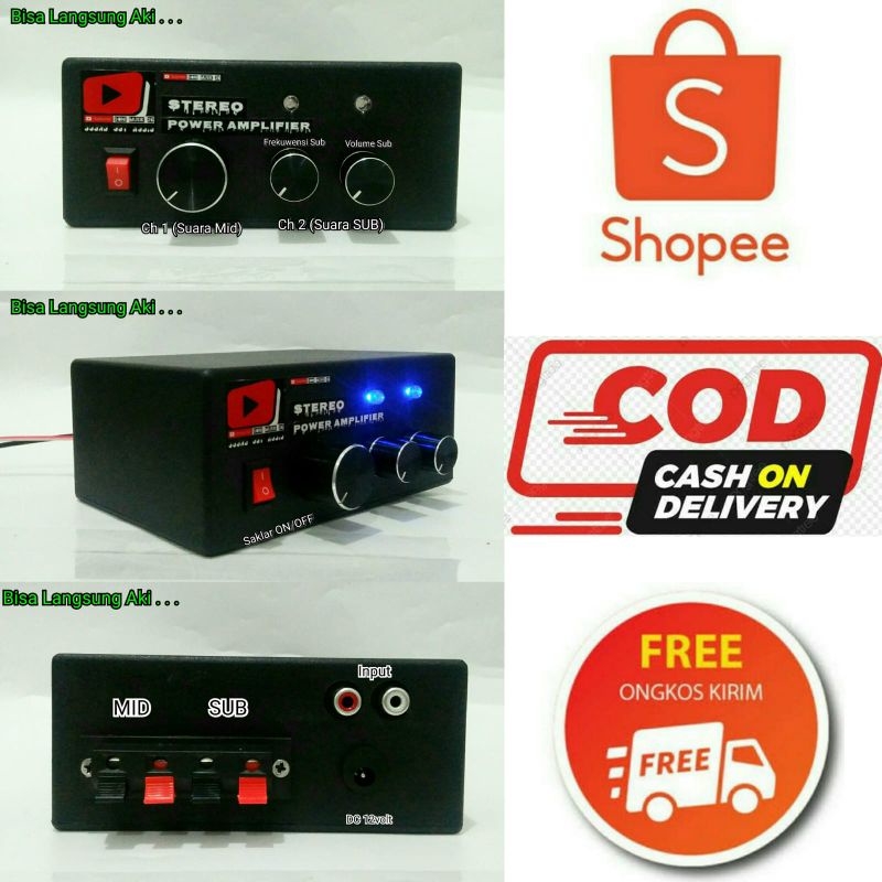 Jual Power Ampli Subwoofer | Shopee Indonesia