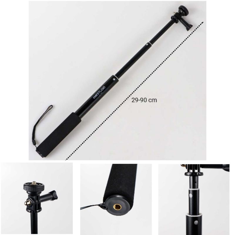 Jual Tongsis Monopod Action Cam GoPro Smartphone 90cm Metal Shopee