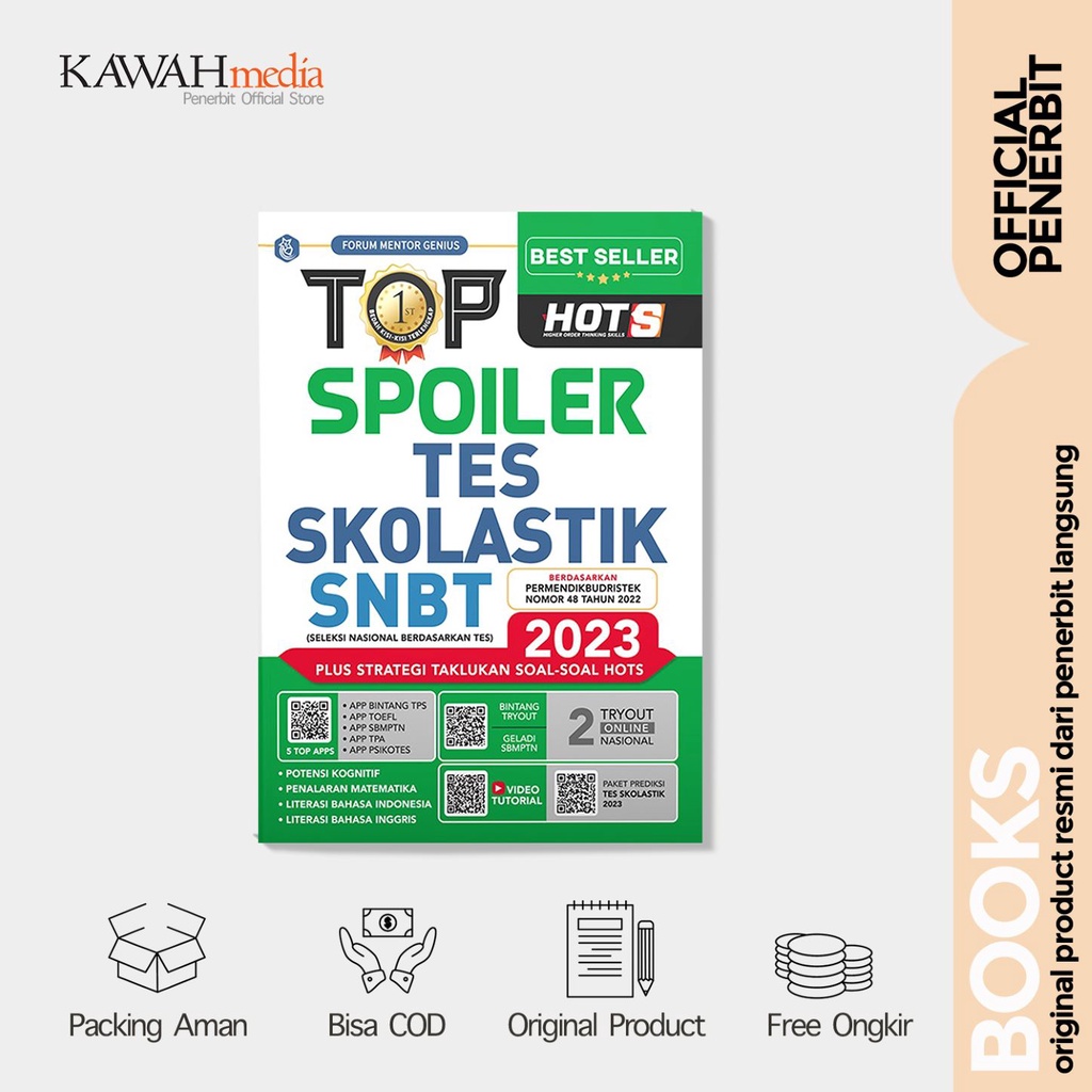 Jual Buku Referensi - Top Spoiler Tes Skolastik SNBT 2023 - Bintang ...