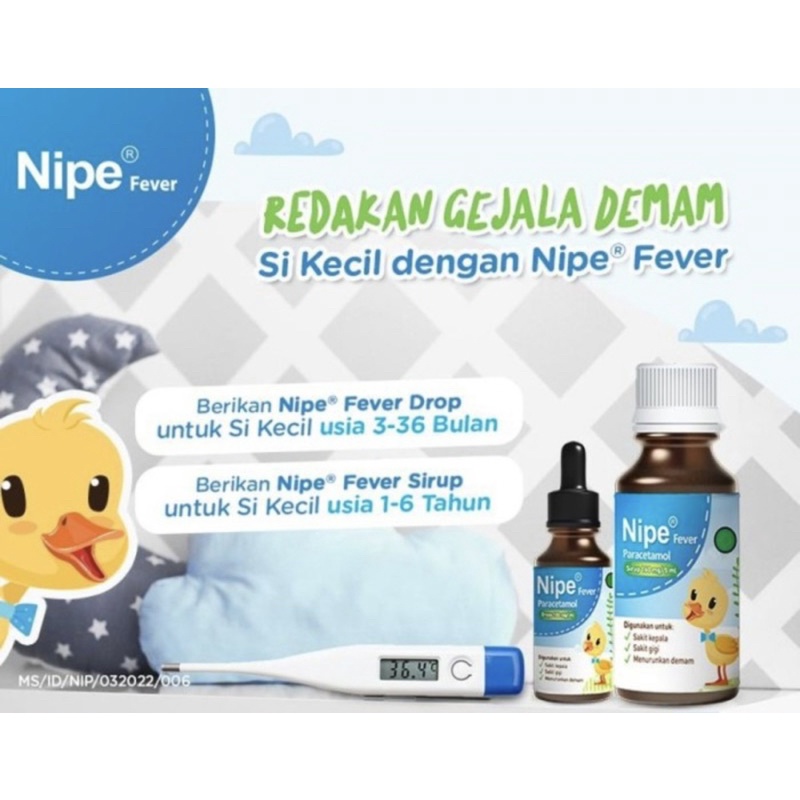Jual Nipe fever drop 15 ml ( obat penurun panas bayi ) | Shopee Indonesia