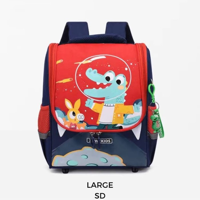 Jual Skoola Tas Ransel Sekolah Anak Laki-laki Karakter Animal Tiger 