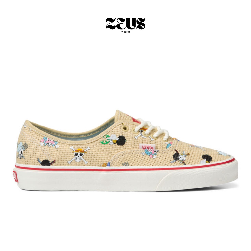 Jual VANS AUTHENTIC ONE PIECE STRAW HAT CREW NATURAL MULTI ORIGINAL