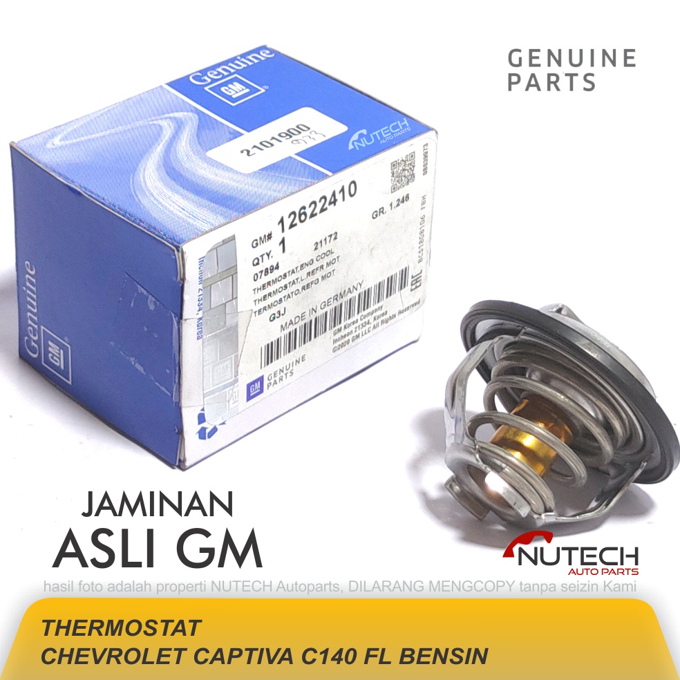 Jual THERMOSTAT TERMOSTAT CHEVROLET CAPTIVA C140 FL BENSIN ORI GM ...