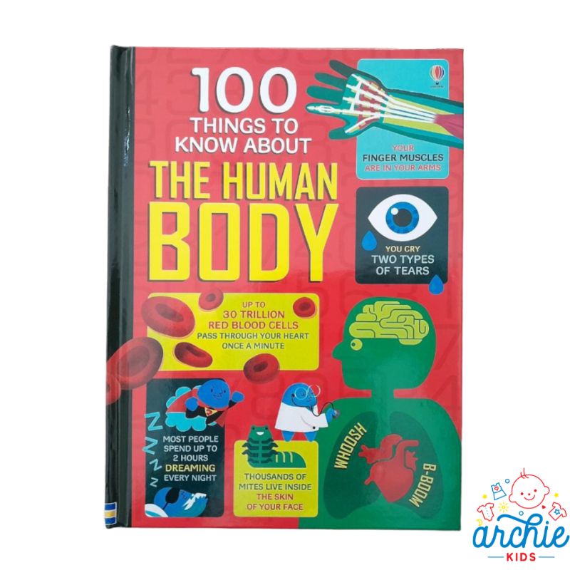 Jual Usborne 100 Things to Know about the Human Body English Book Buku ...