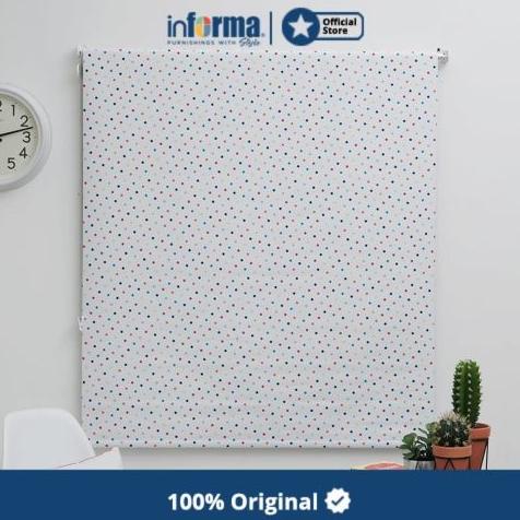 Jual INFORMA - GORDEN - ROLLER BLIND CARNIVAL DOT 150X160CM | Shopee ...