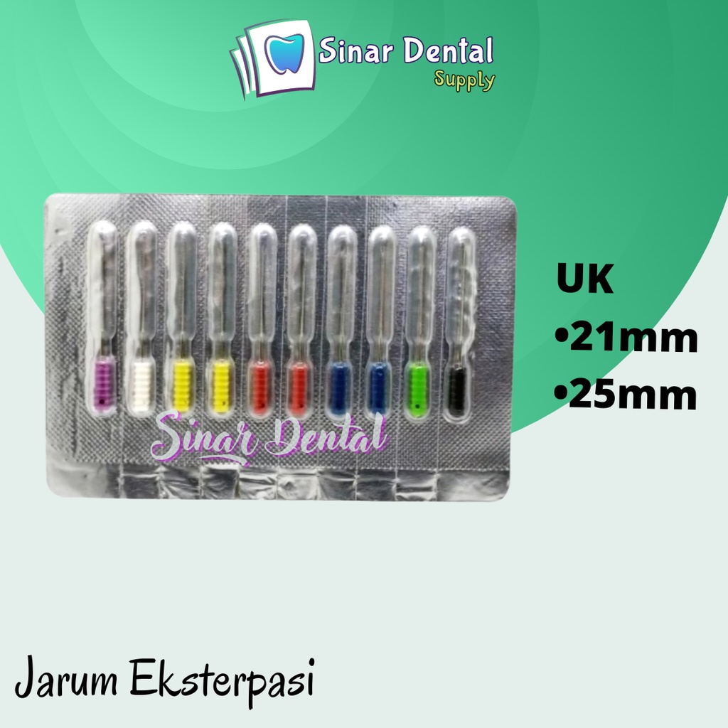 Jual Dental Barbed broach/ jarum ekstirpasi dentsply 25mm 21mm Shopee