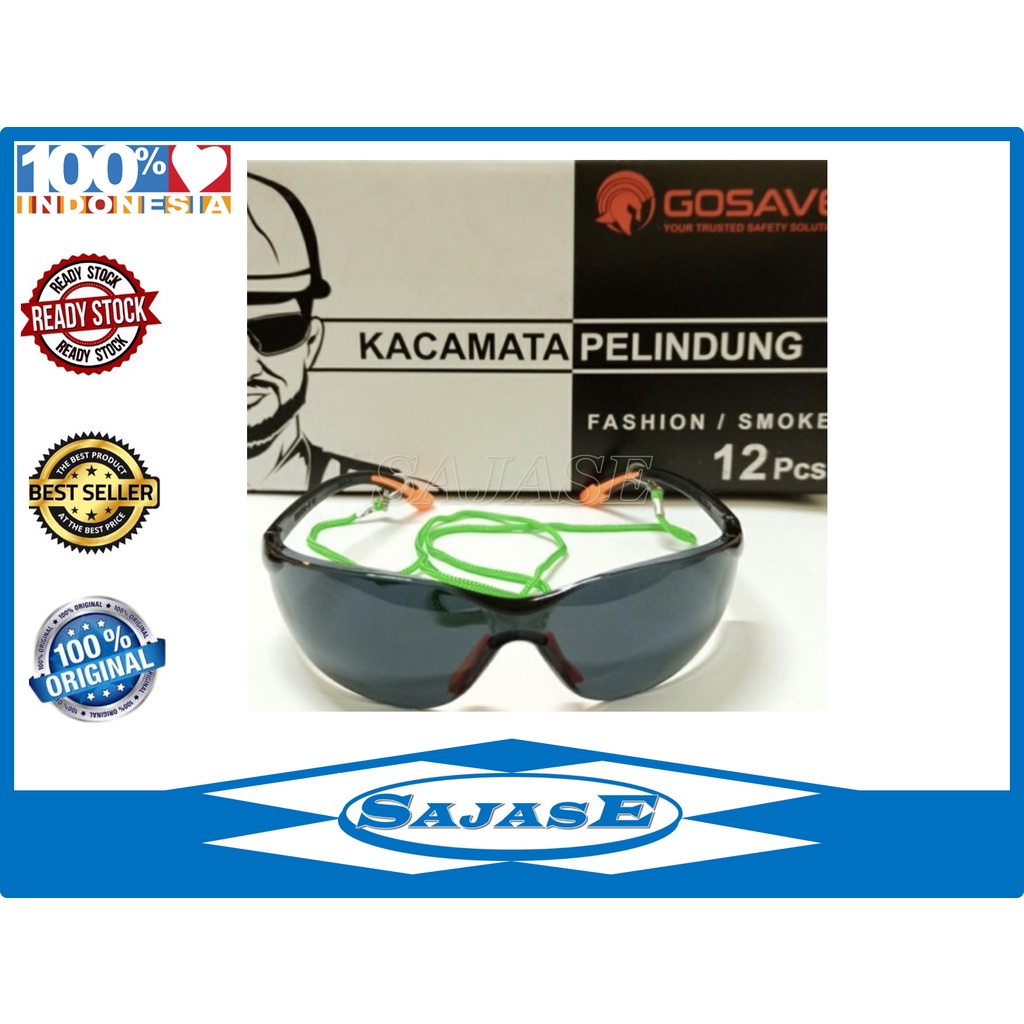 Jual Kacamata Safety Fashion Dengan Tali Kacamata Safety Gosave