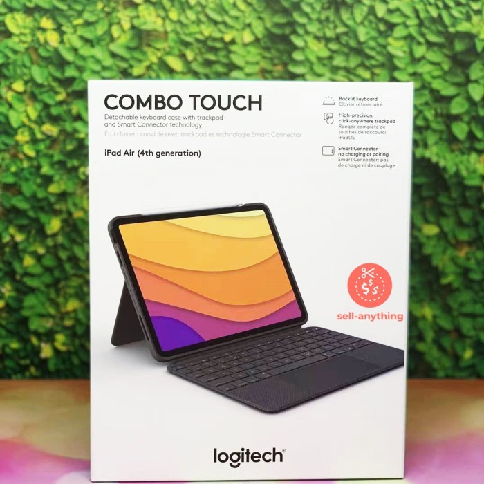 Jual Keyboard Logitech Combo Touch Ipad Air 5Th Gen, 4Th Gen | Shopee ...
