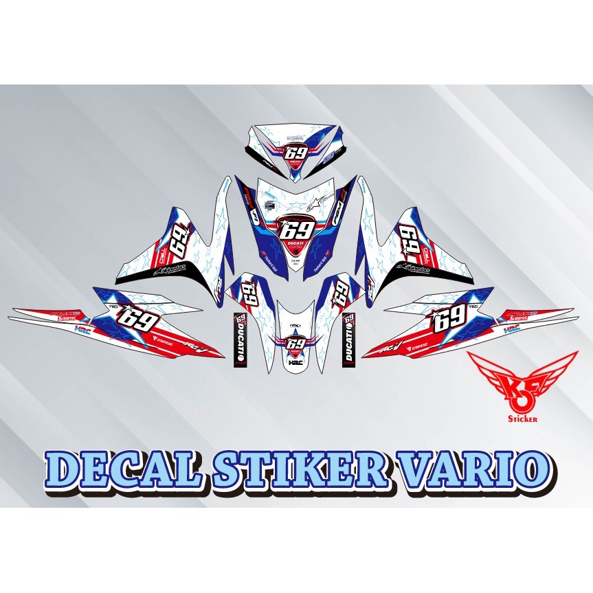 Jual Stiker Motor DECAL STIKER / STICKER HONDA VARIO 125 OLD SANGAR