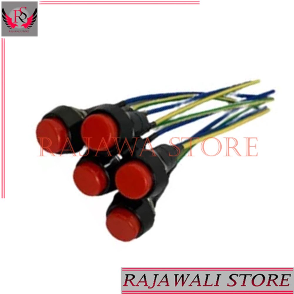 Jual SAKLAR PUSH BUTTON ON OFF / SAKLAR ON OFF BULAT MOTOR SWITCH MOBIL ...