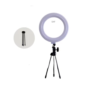 SAF Ring Light 16cm 26cm FREE Tripod Lipat Lampu Selfie Vlogger Livestreamer