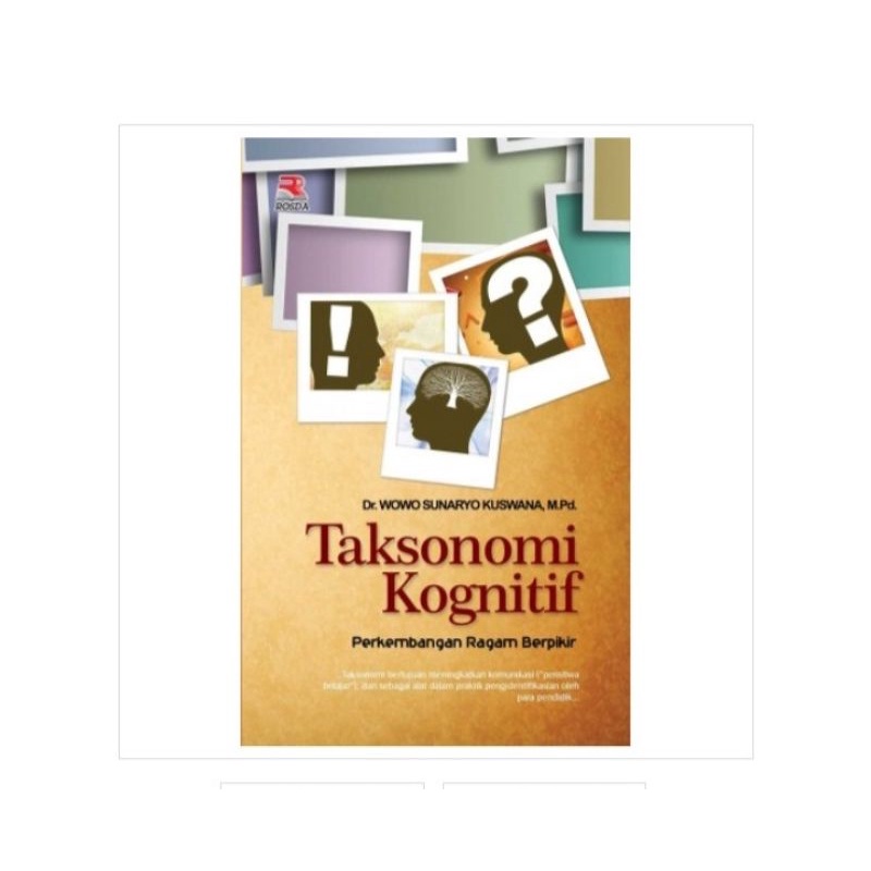 Jual Taksonomi Kognitif Wowo Sunaryo Kuswono Shopee Indonesia