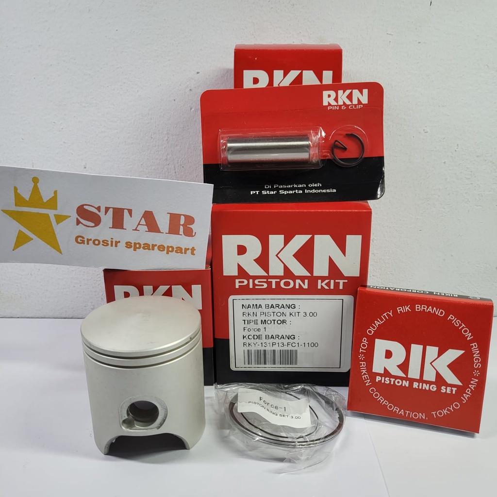 Jual PISTON KIT F1 FORCE 1 F1ZR RIK RKN RIKEN | Shopee Indonesia