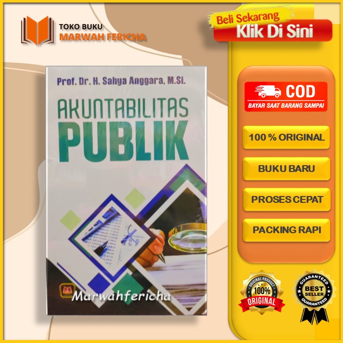 Jual Buku Akuntabilitas Publik Prof Dr H Sahya Anggara Penerbit Pustaka ...