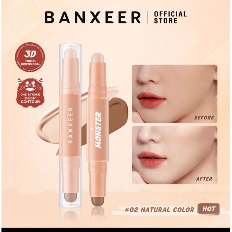 Jual BANXEER Monster Contour Stik Face Shaping Light And Shadow ...