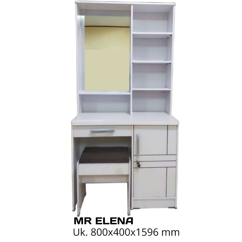 Jual Mr Elena Meja Rias Dressing Table Minimalis Khusus Wilayah Palembang Shopee Indonesia