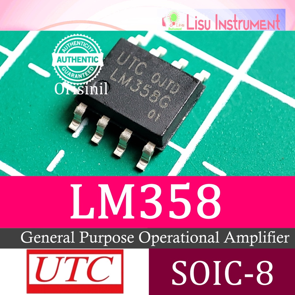 Jual LM358 Operational Amplifier LM358 358 SOP8 UTC ORIGINAL Shopee