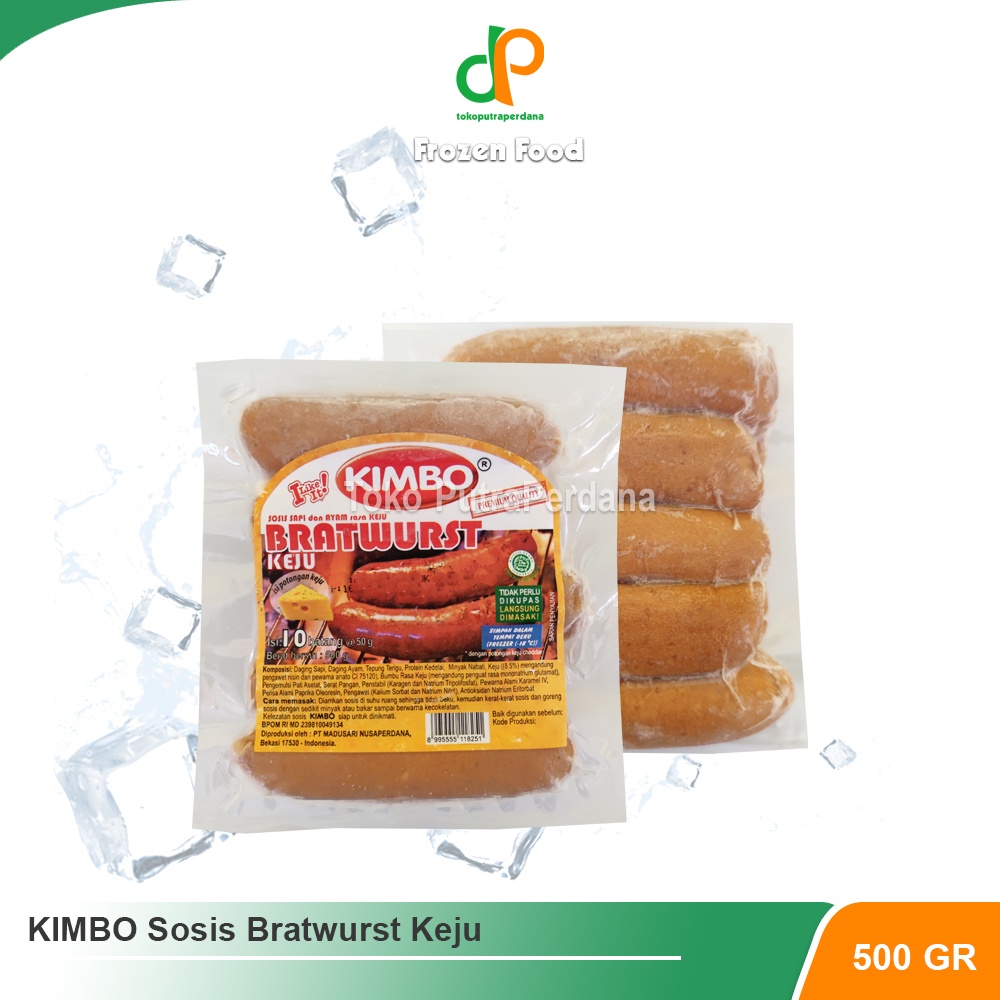 Jual Kimbo Sosis Bratwurst Keju Gr Pcs Shopee Indonesia