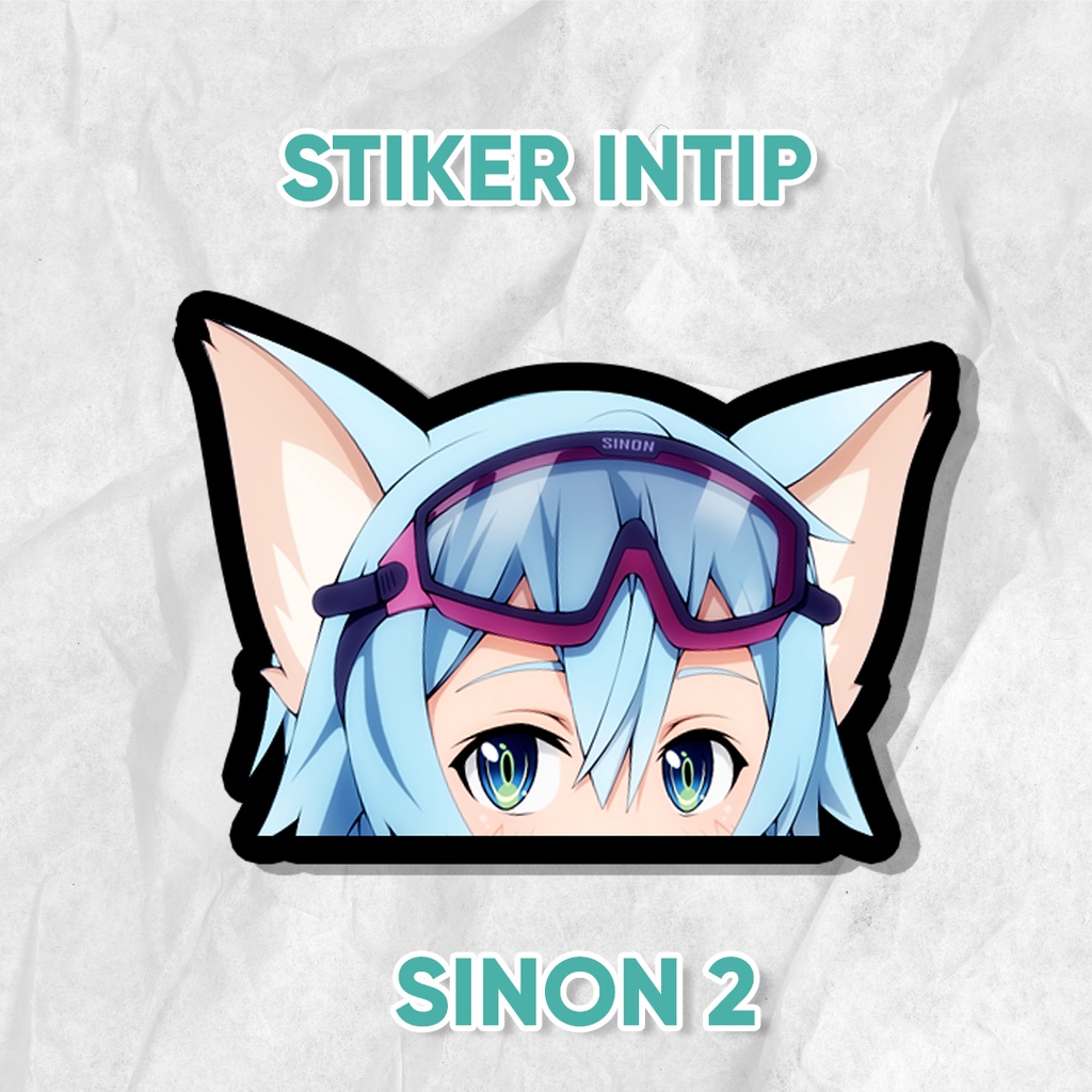 Jual Stiker Intip Sinon / Sticker Anime Waterproof | Shopee Indonesia