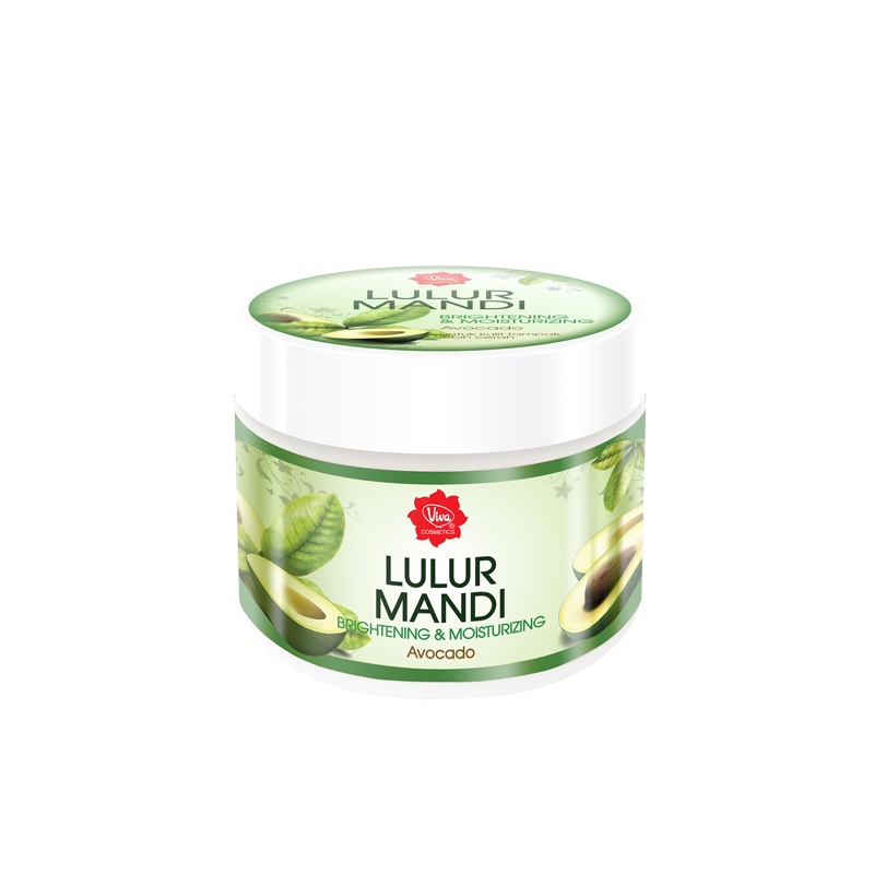 Jual Viva Lulur Mandi Whitening Moisturizing Avocado 225 G Shopee