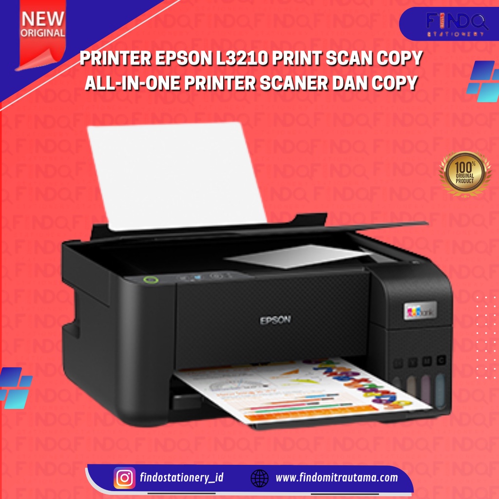 Jual Printer Epson L3210 Print Scan Copy All-in-One Printer Scaner dan ...