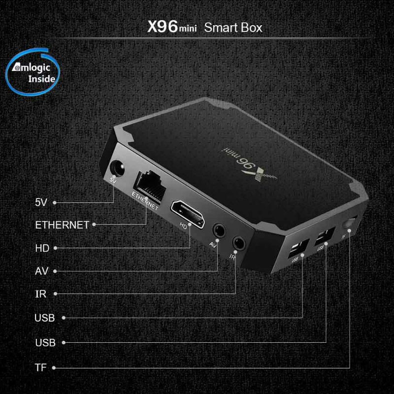Jual (ORIGINAL)X96 Mini Smart TV Box ultra HD 4K Android 9 RAM DDR3 1 ...