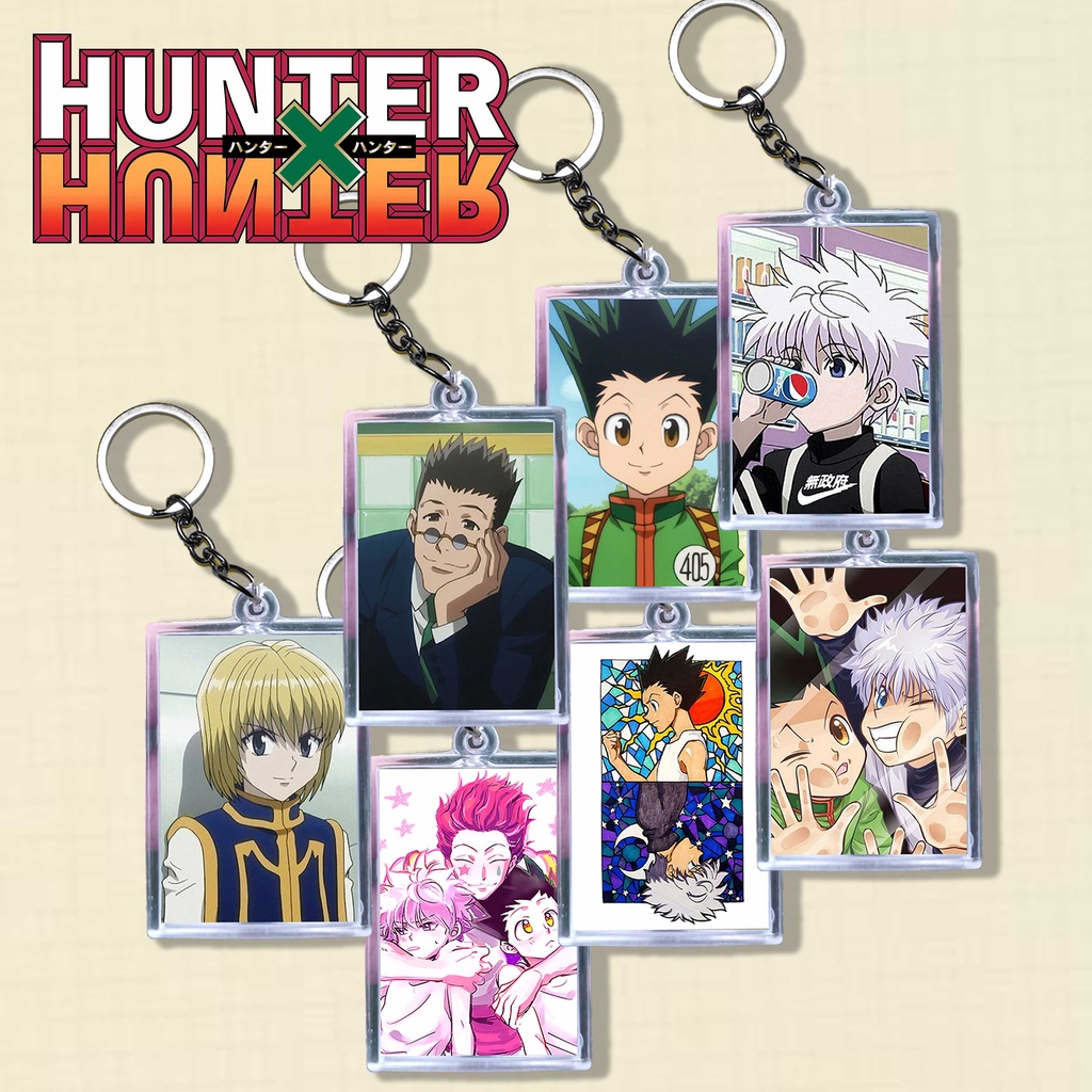 Jual Gantungan kunci Keychain Hunter X Hunter Hologram depan Belakang ...