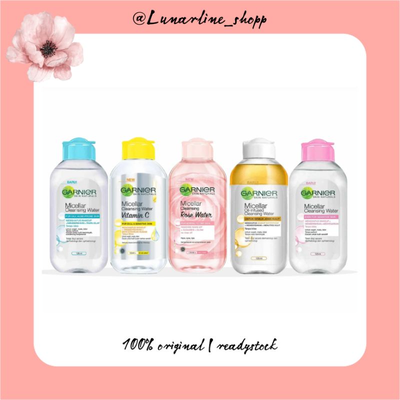 Jual GARNIER Micellar Cleansing Water Pink / Blue / Biphase Oil