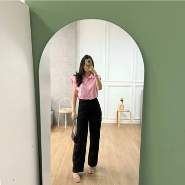 So Ra Celana Kulot Panjang Wanita Highwaist Long Cullote XXL