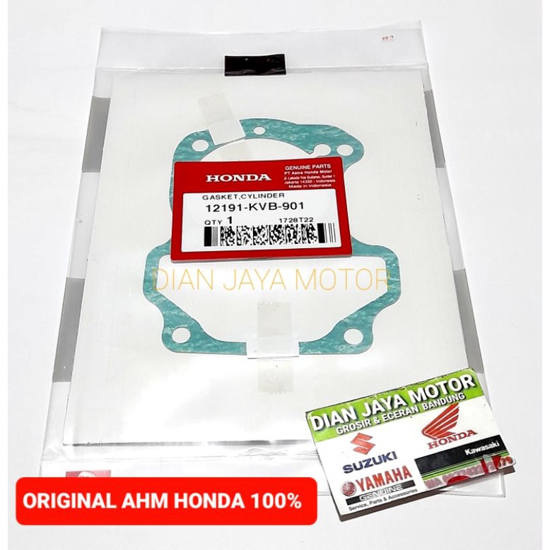Jual PAKING BORING GASKET CYLINDER VARIO KARBU 12191-KVB-901 ORIGINAL ...
