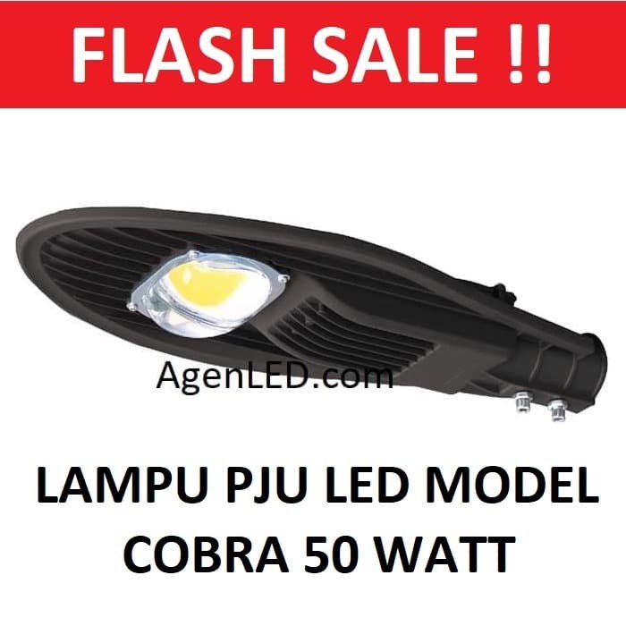 Jual Lampu Jalan 50w Pju Led 50 W Watt Kap Sorot Cobra Outdoor Street Light Shopee Indonesia 5889