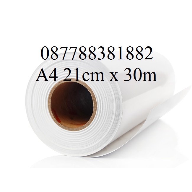Jual Perekat Stiker Vinyl Inkjet A4 Roll - 21Cm X 30M | Shopee Indonesia