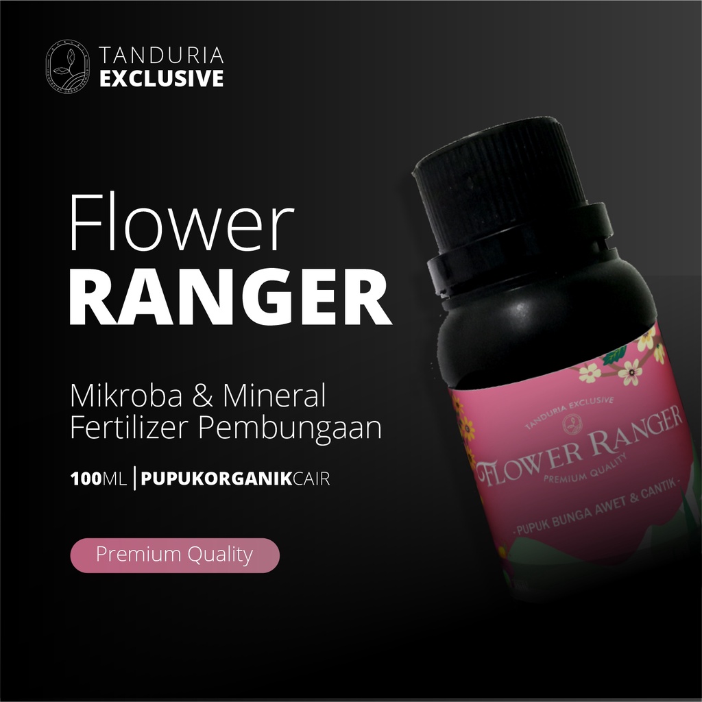Product image Tanduria - Flower Ranger 100 ml Pupuk Organik Cair Bunga Mencegah Kerontokan Dini Pada Tanaman Berbunga