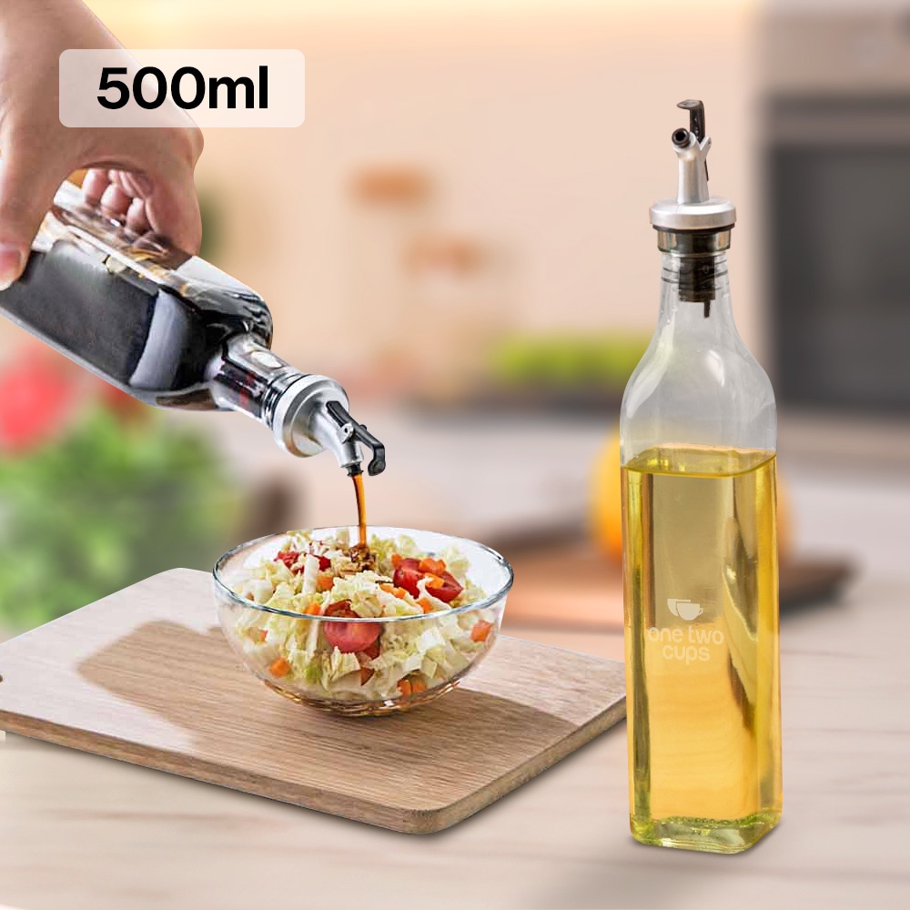 Jual One Two Cups Botol Minyak Olive Oil Cooking Seasoning Bottle 500ml ...