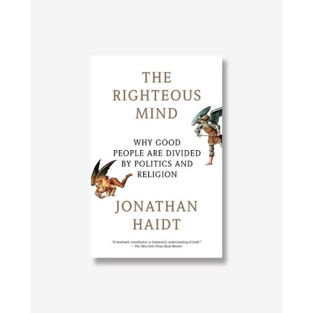 Jual Buku The Righteous Mind By Jonathan Haidt (english) | Shopee Indonesia