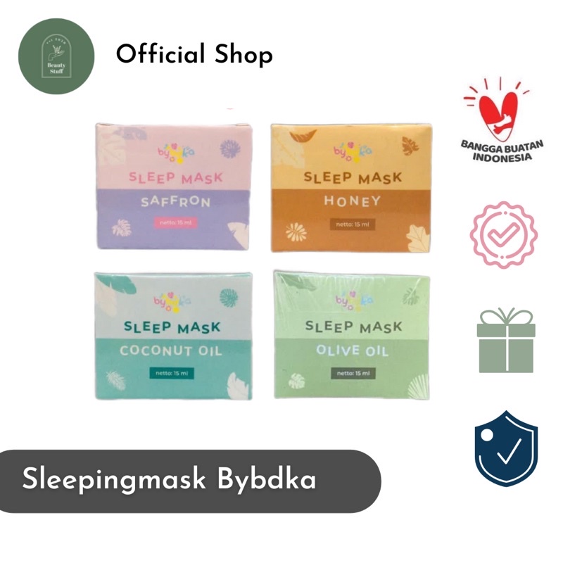 Jual READY ‼ SLEEPING MASK BYBDKA.ID 15ml & 50ml | sleepmask bybdka ...