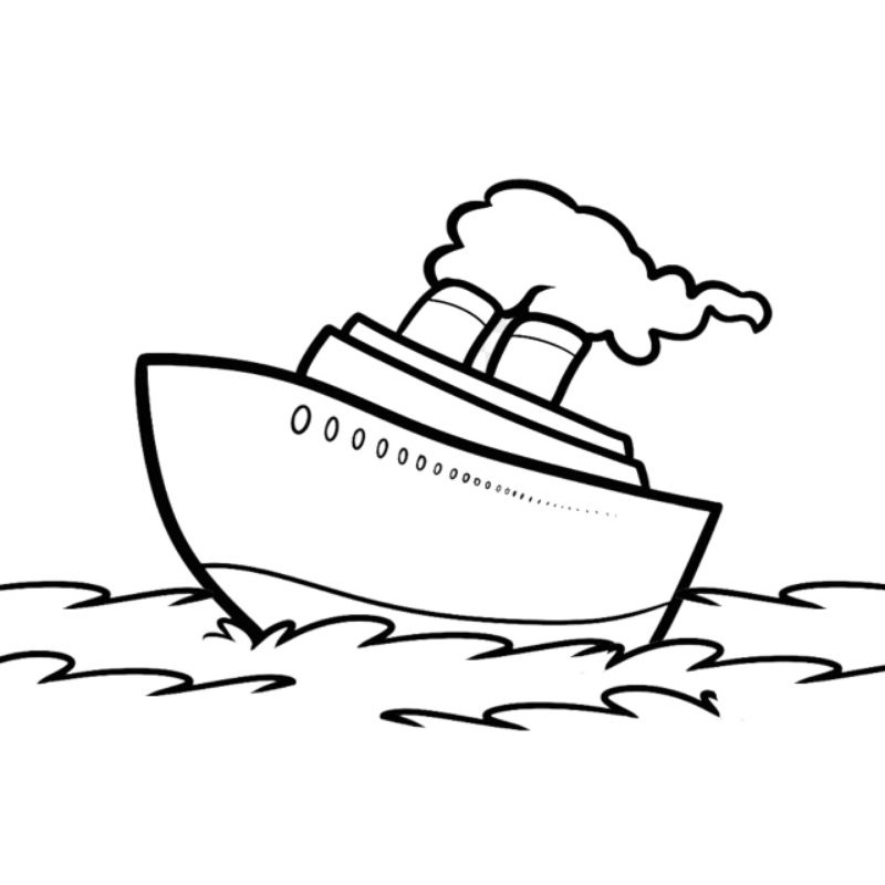 Jual Buku / lembar mewarnai gambar kapal laut | Shopee Indonesia