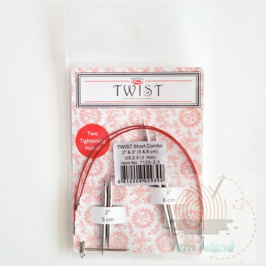 ChiaoGoo Twist Lace Short Combo pack 5 8cm 2.00- 3.25mm – Stitching Factory