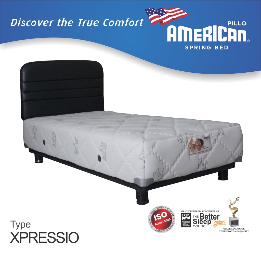 Jual Springbed American Type Pillo Xpressio - ORIGINAL PABRIK | Shopee ...
