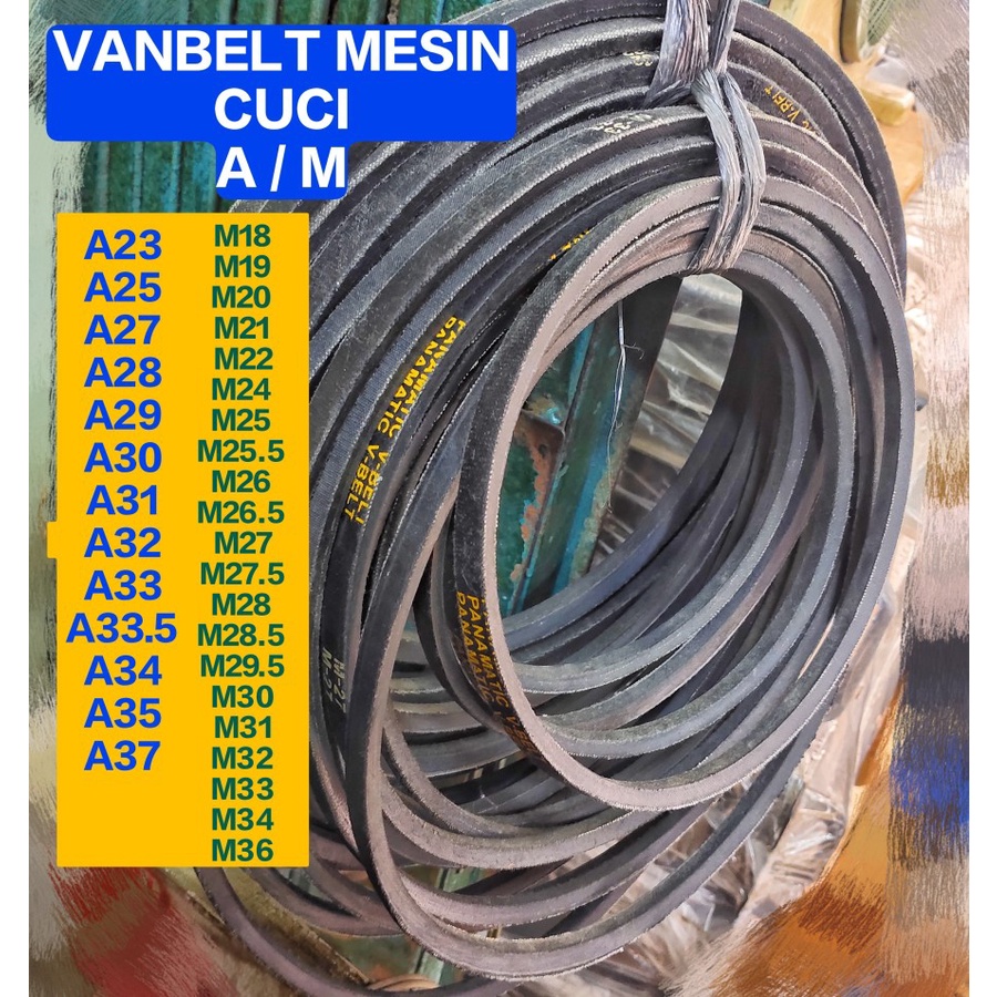 Jual Vanbelt Fanbelt Vanbel Fanbel Panbel MESIN CUCI Tipe M (Tulis ...