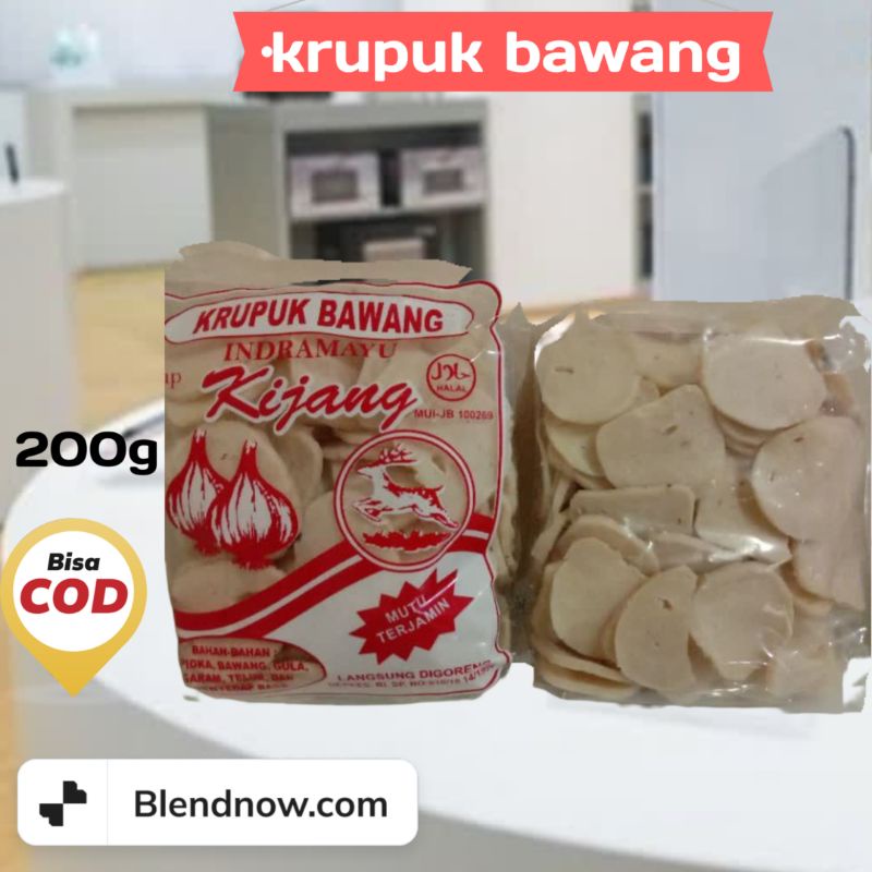 Jual Krupuk Bawang Cap Kijang Khas Indramayu Gr Shopee Indonesia