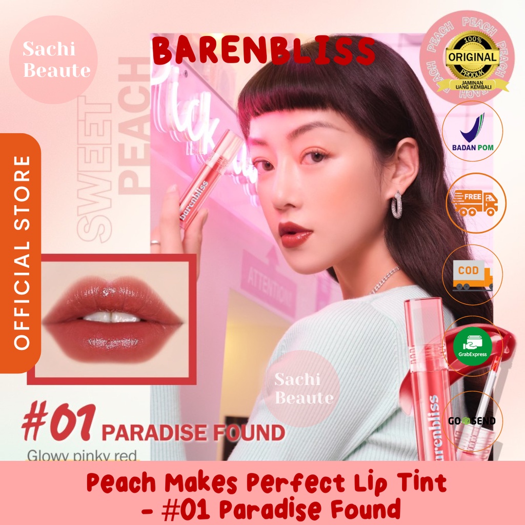 Jual BNB BarenBliss BarenBlis Baren Bliss Peach Makes Perfect Lip Tint ...