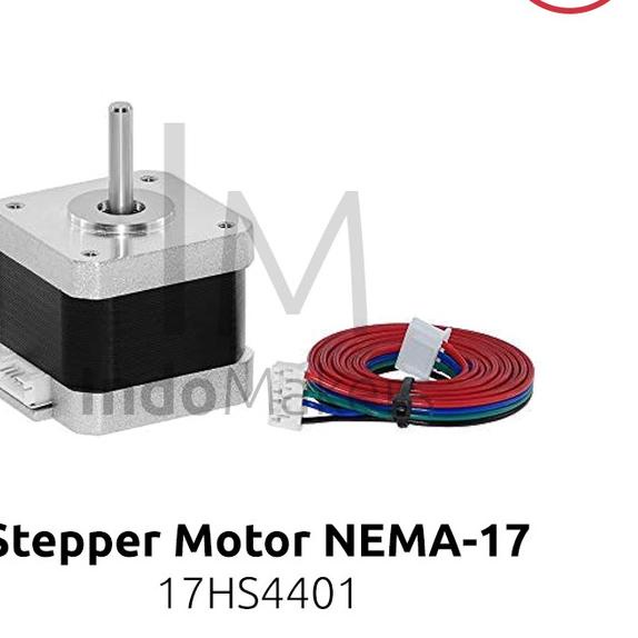 Nema 17 Schrittmotor RATTMMOTOR Nema17 Schrittmotor 45Ncm | 1,7A, 1,8°, 42x42x40mm – Mit 1m Kabel, 4-polig, Für 3D-Drucker, CNC & Roboter