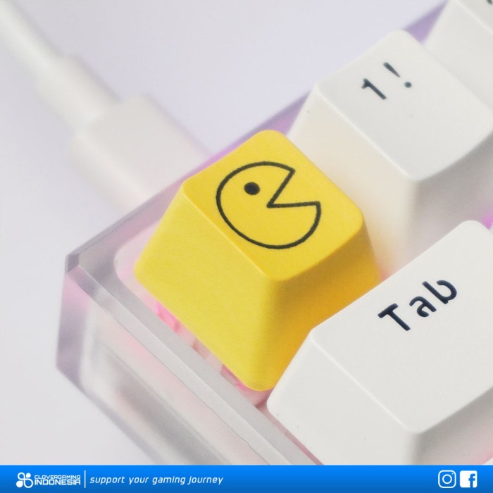 Jual Keycaps Pacman PBT Dye Sub Pac Man for Mechanical Keyboard ...