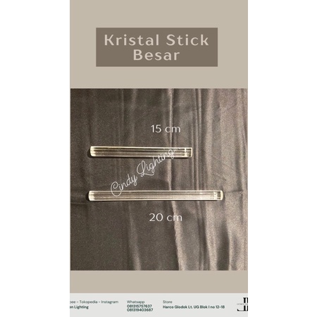 Jual CRYSTAL Long Stick Multi faceted Kristal stik 15 cm 20 cm ...