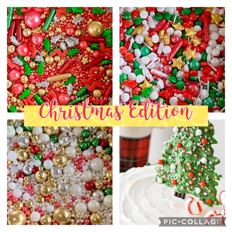 Jual Xmas Sprinkles Christmas Sprinkle Edition 10Gr Bintang Edisi