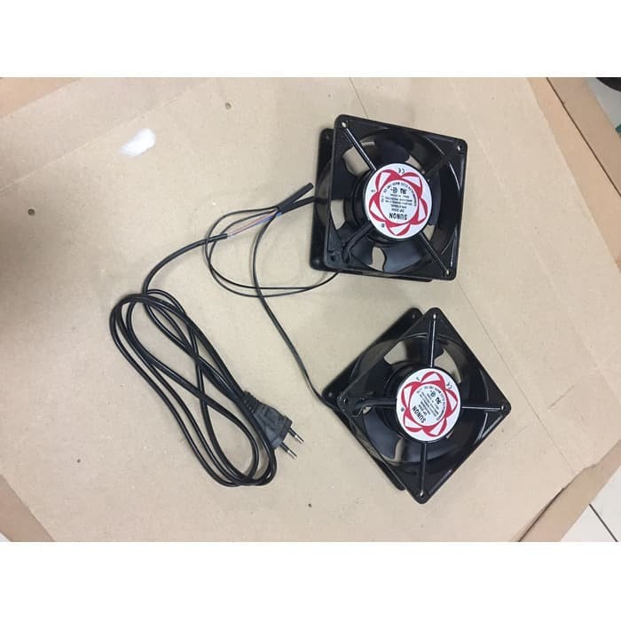 Jual Roof Fan/double fan for closed rack/wallmount rack server/kipas ...