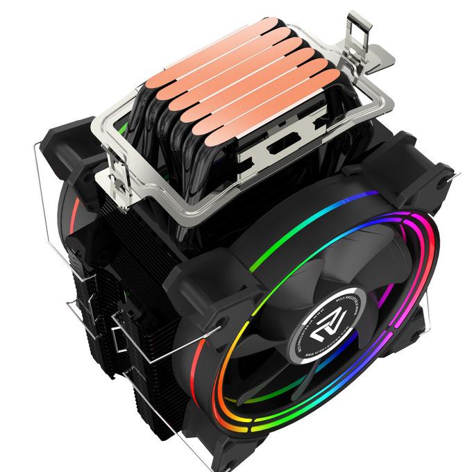 Jual Alseye H120D Rgb 6 Heat Pipes - Dual Fan Rgb Cpu Cooler | Shopee ...