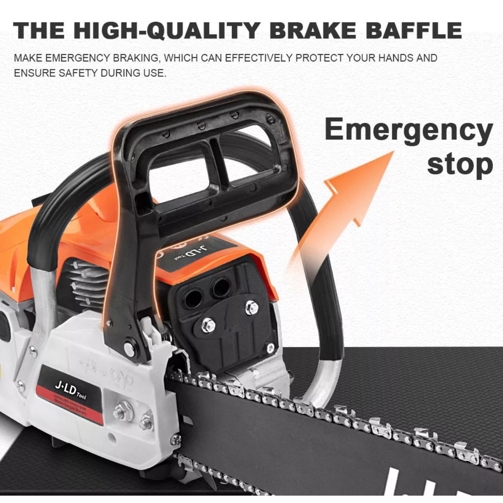 Jual Chain saw JLD 5800 chainsaw 2tak mesin senso gergaji kayu pohon ...